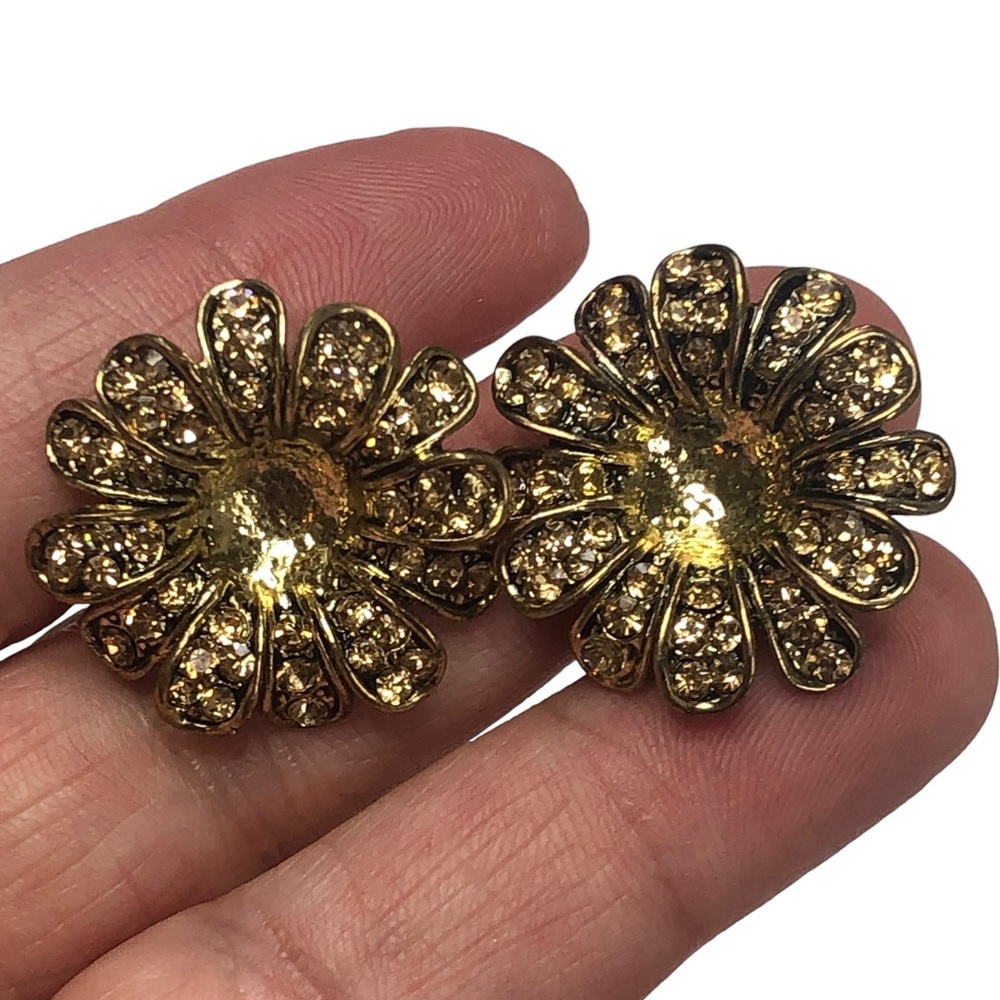 Chico’s Gold Flower Earrings